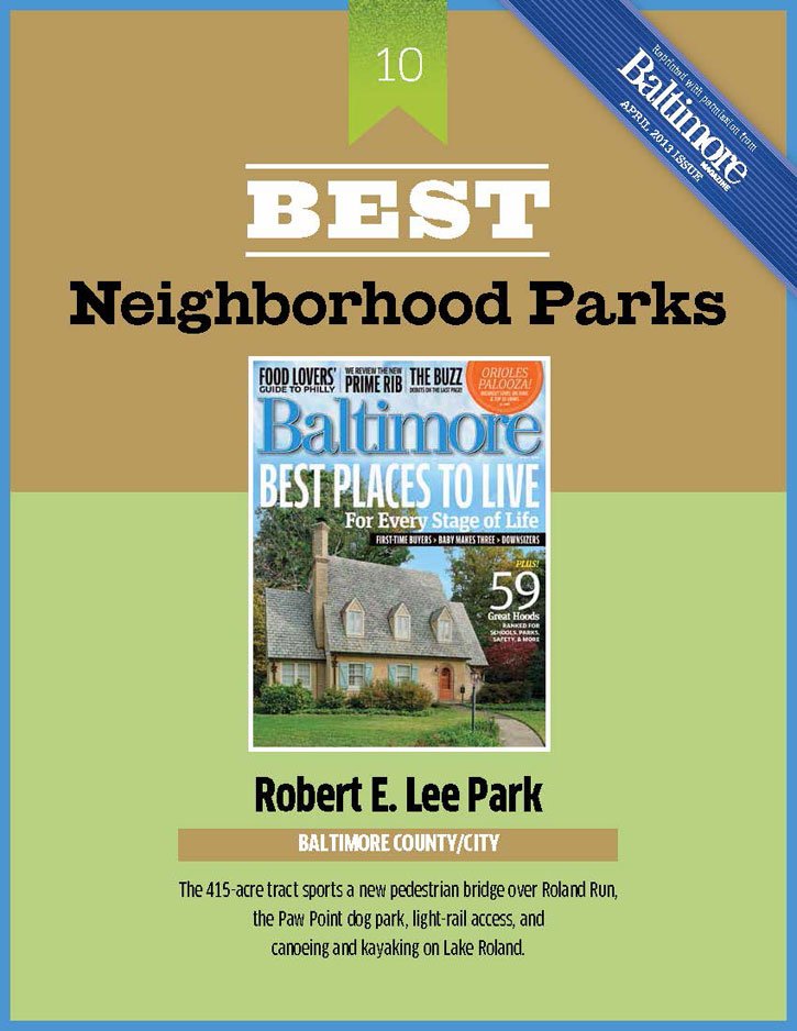 Baltimore Magazine Best Neighborhood Park Award