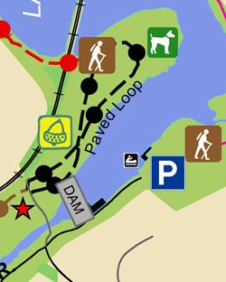 Lake Roland Canoe Launch Map thumbnail