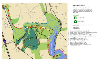 Art on the Trail map
