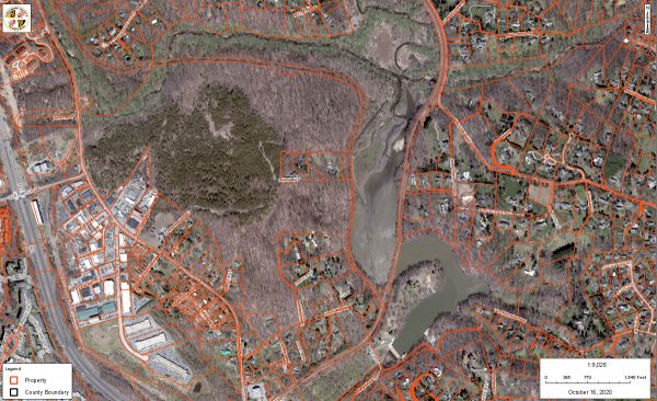 Lake Roland Baltimore County GIS map